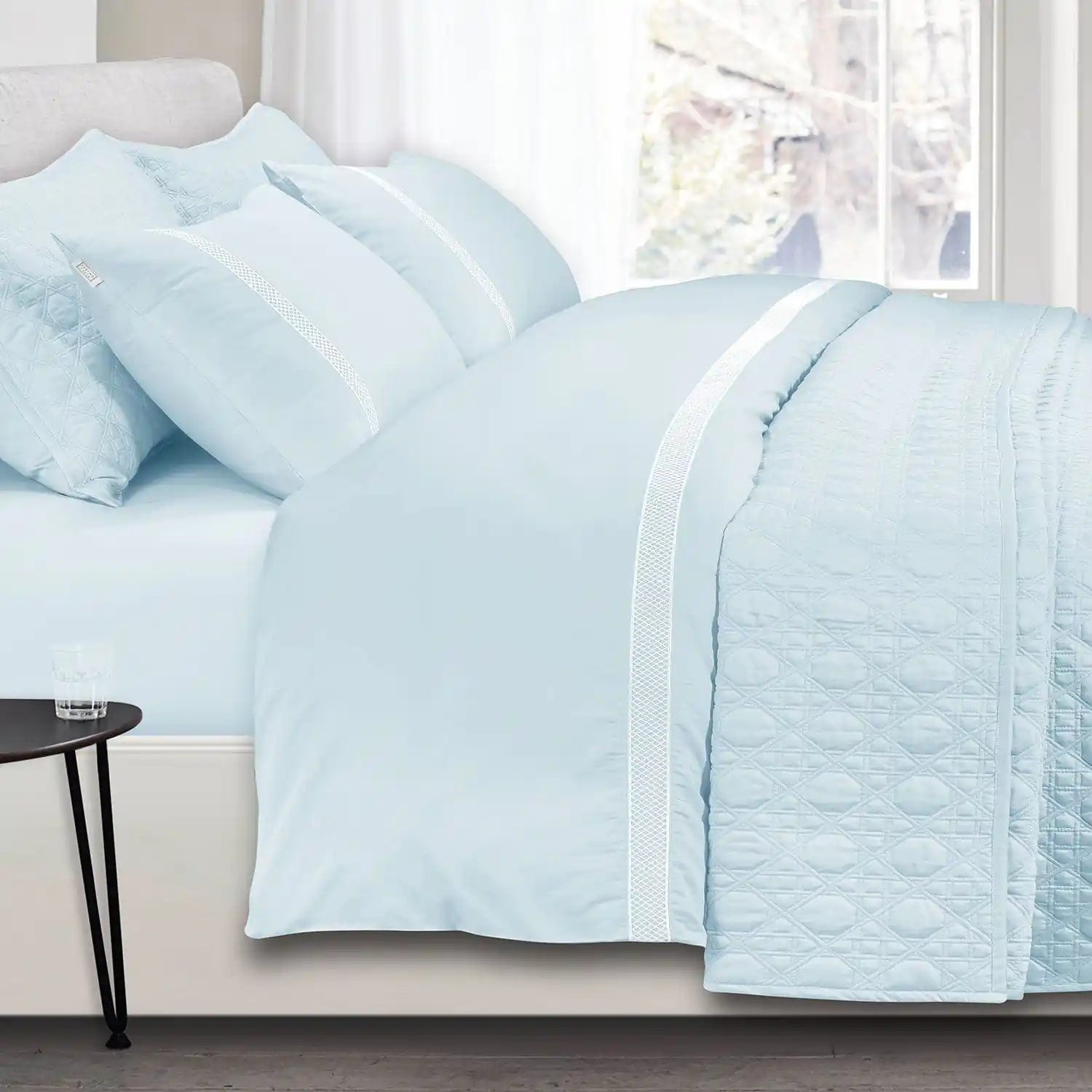 550 Tc Botanic Mist Bedding Collection | Premium Bedsheet