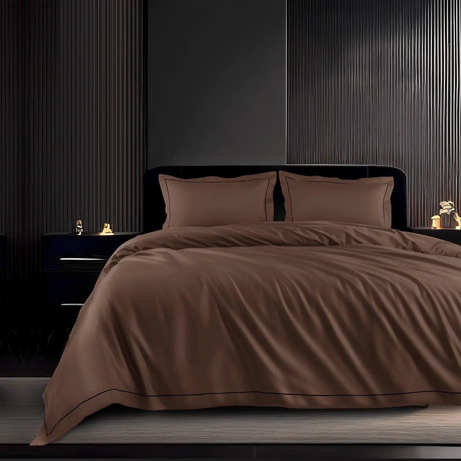 1200 Tc Egyptian Cotton Bedding Set