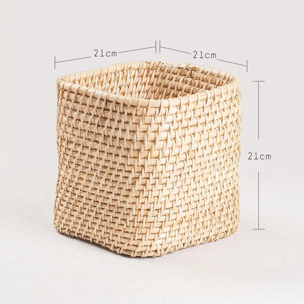 Bamboo Cane Waste Bin