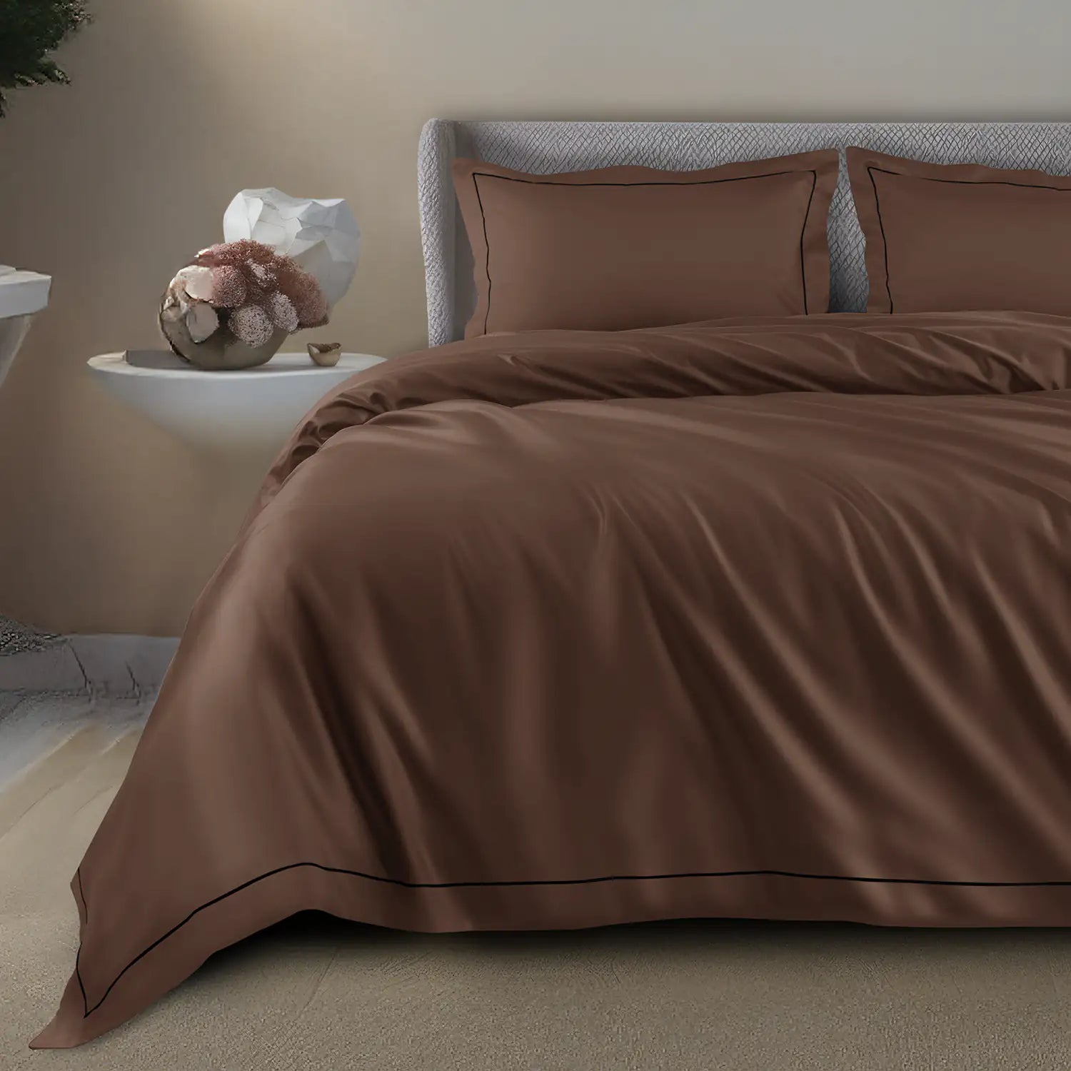 1200 Tc Egyptian Cotton 4Pc Bedding Set