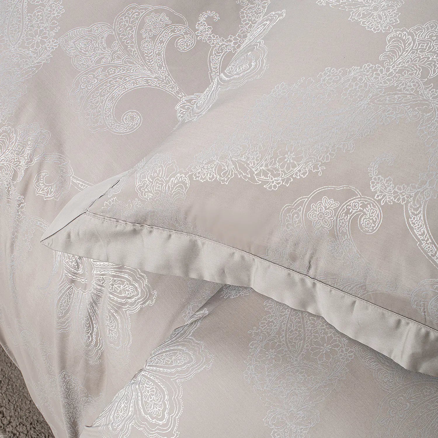 600 Tc Modal Jacquard Pillow Covers