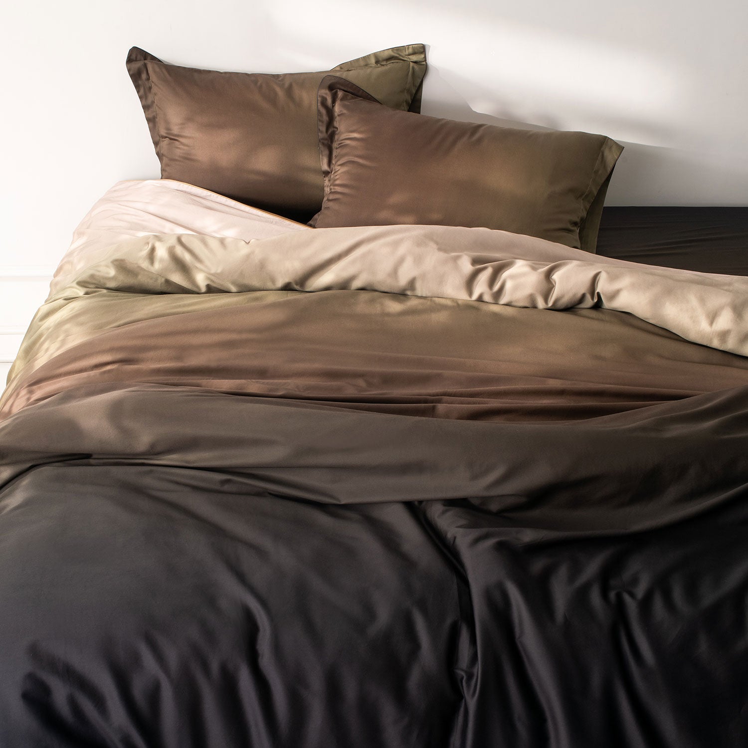 100% COTTON OMBREE BEDDING COLLECTION - STUNNING COLOURS | LUXURY BEDSHEET OMBREE