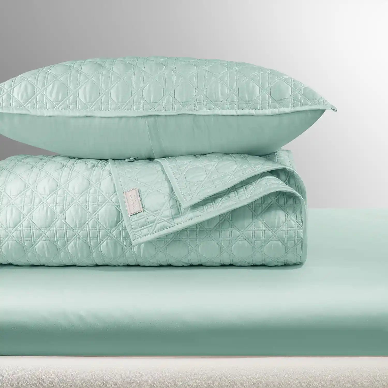 550 Tc Botanic Cotton Mist Bedding 7Pc Set | Pure Cotton Bedsheet