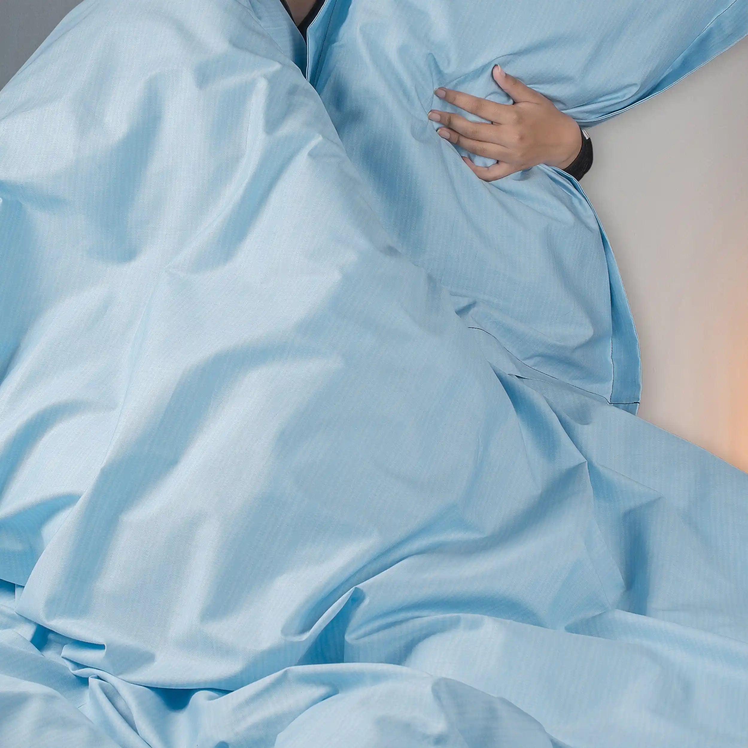350 Tc Super King Size Bedsheet 2.74Mtr. X 2.74 Mtr. With 2 Pillow Covers