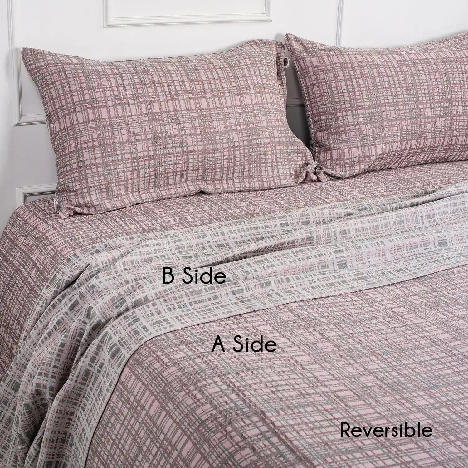 100% Pre-Washed Cotton Bedsheet