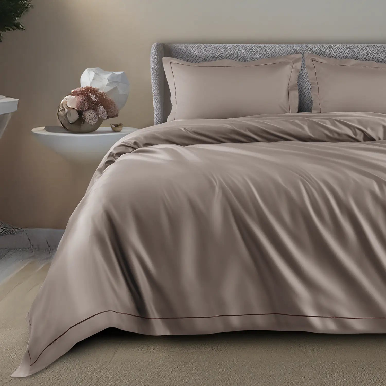 1200 Tc Egyptian Cotton Bedding Set