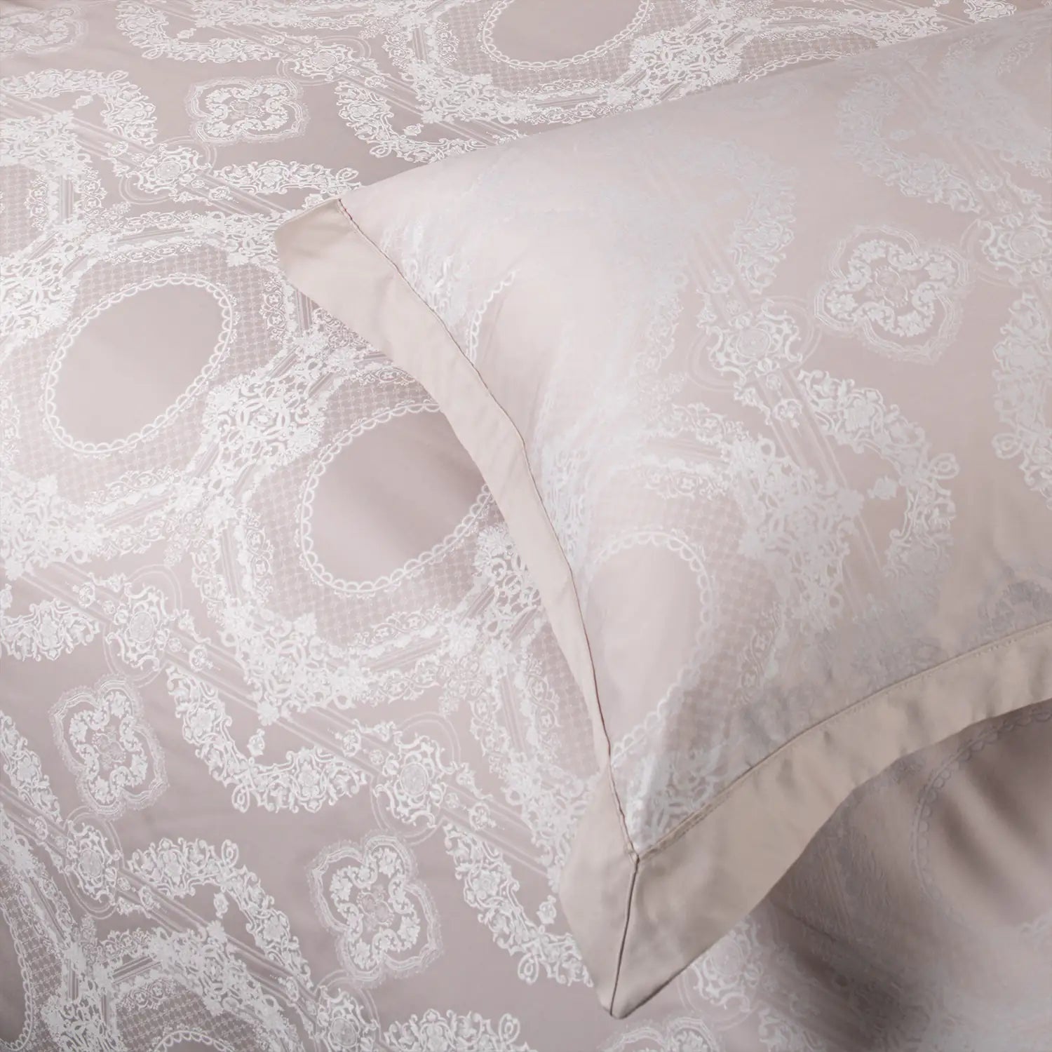 600 Tc Modal Jacquard Pillow Covers