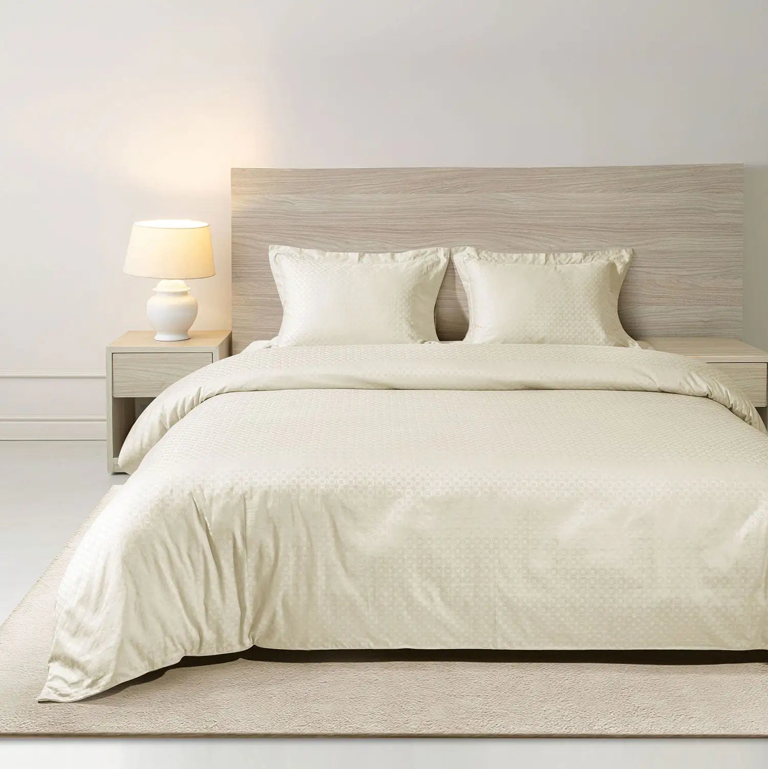 550 Tc Italian Jacquard 100% Cotton 4 Pcs Bedding Set