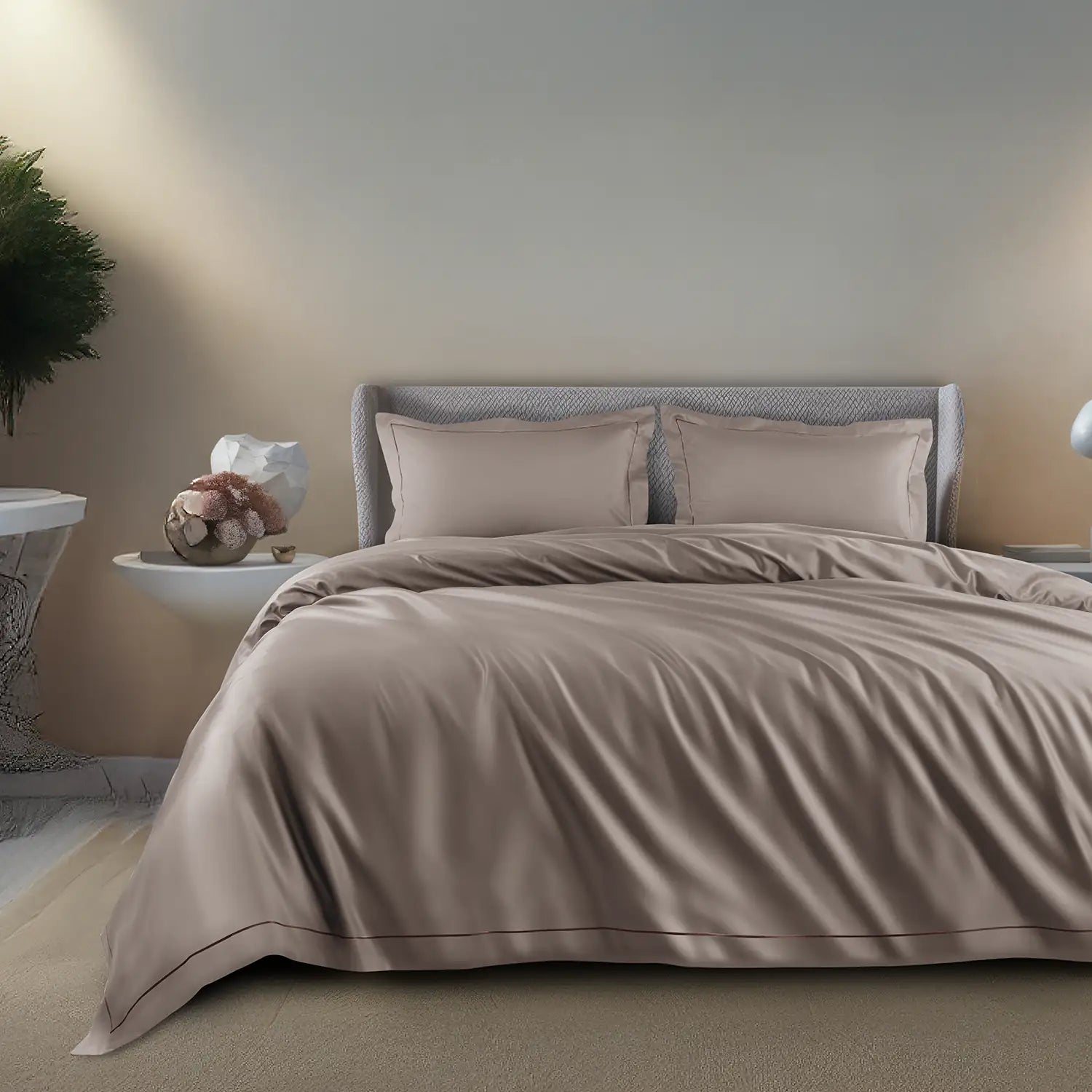 1200 Tc Egyptian Cotton Bedding Set