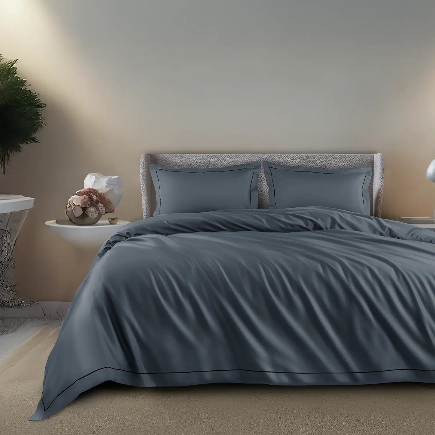 1200 Tc Egyptian Cotton Bedding Set