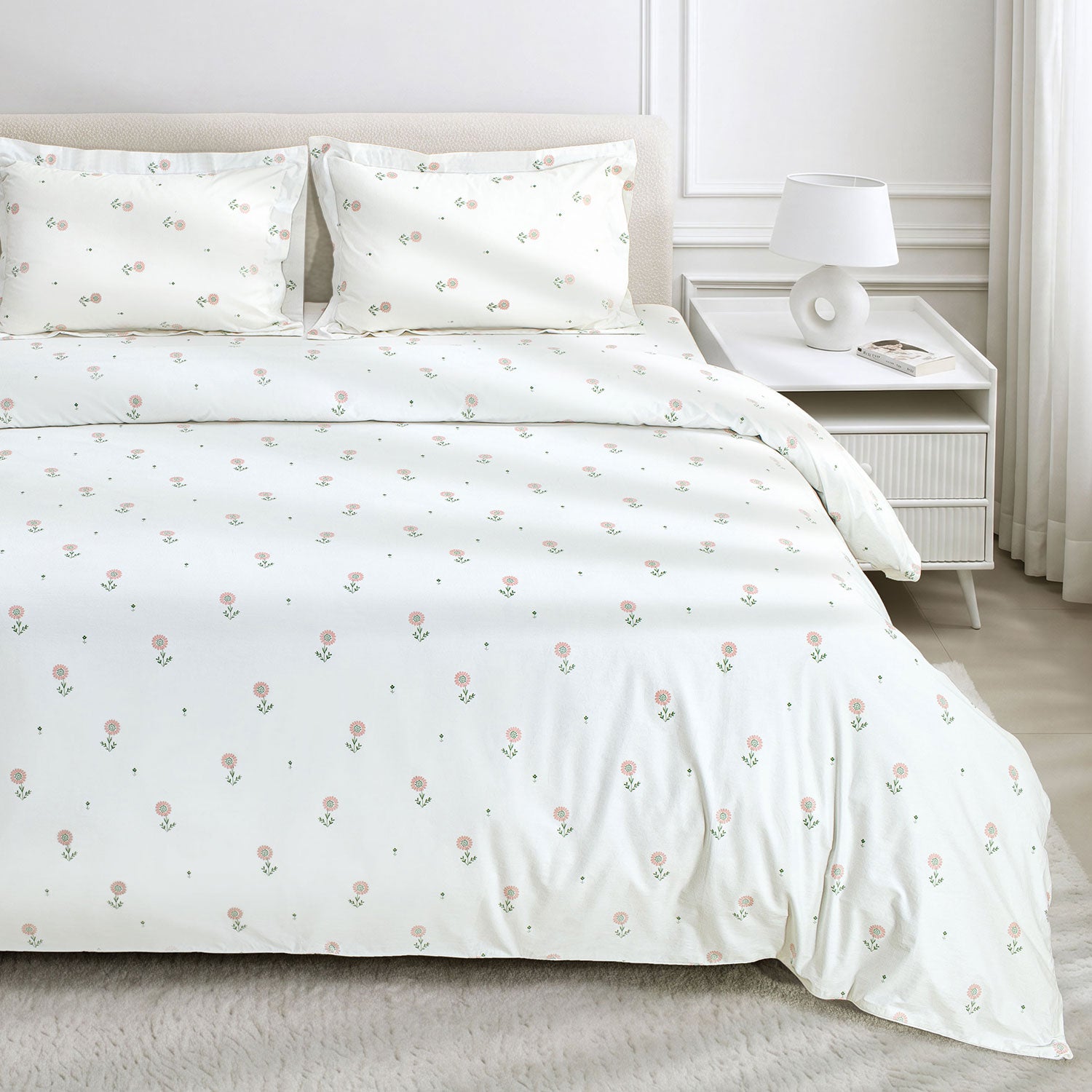 White Print Bedding Collection