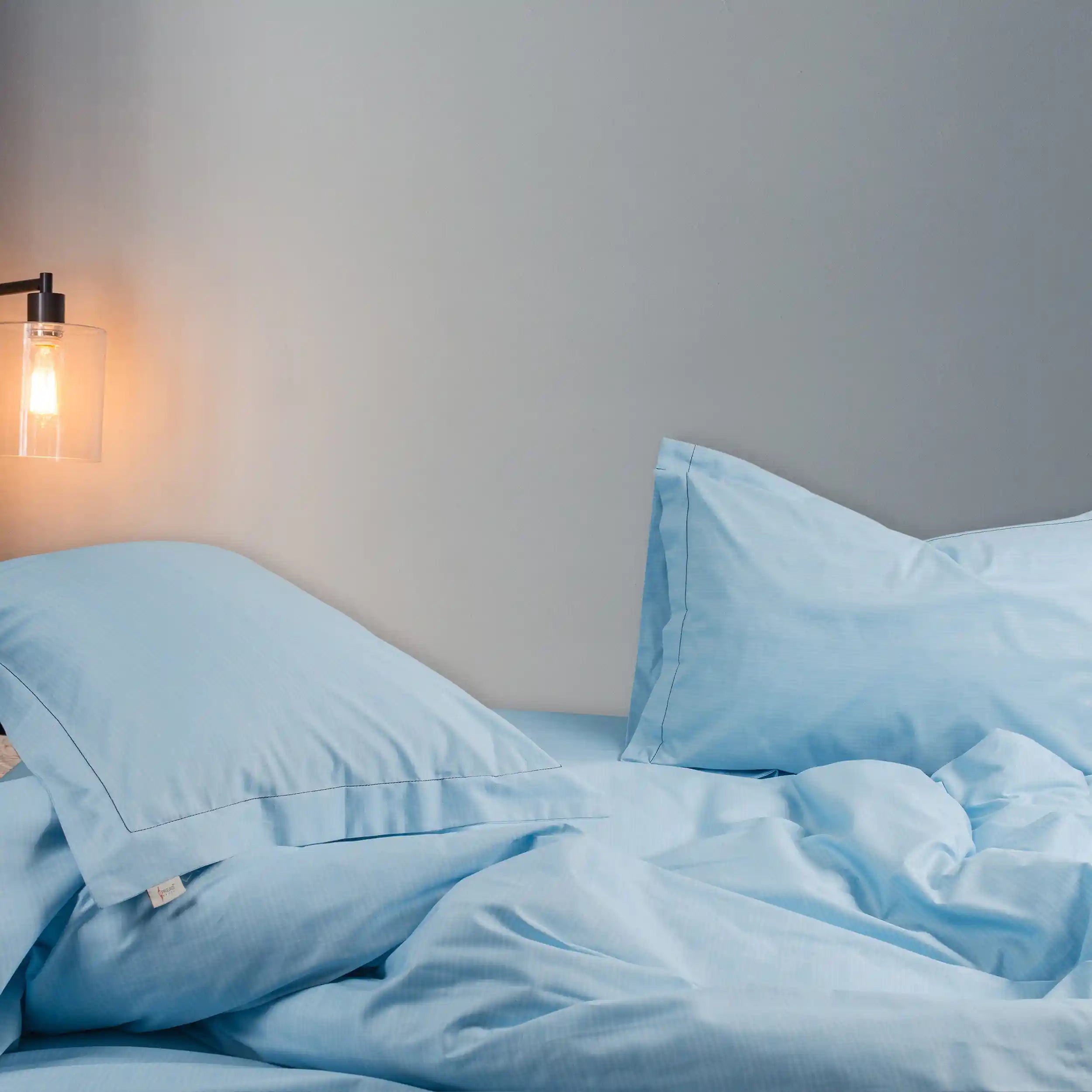 350 Tc Super King Size Bedsheet 2.74Mtr. X 2.74 Mtr. With 2 Pillow Covers