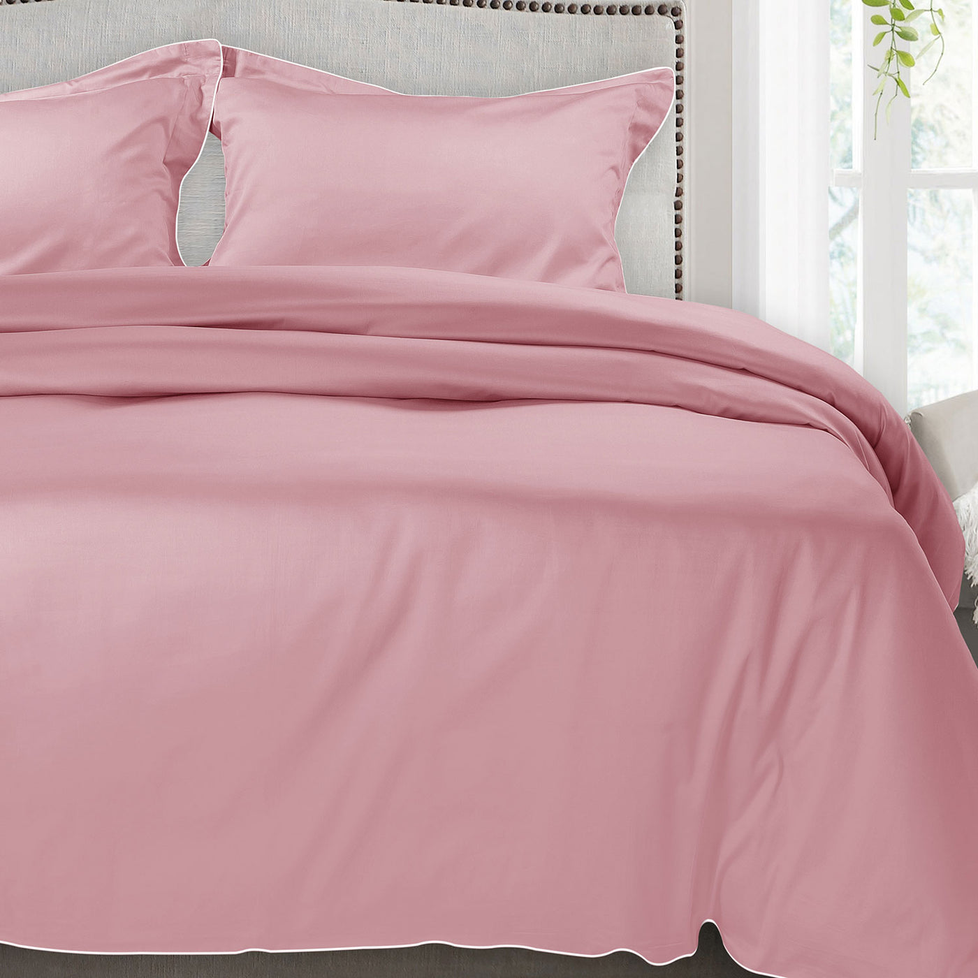 500 THREAD COUNT ITALIAN COTTON PINK BEDSHEETS
