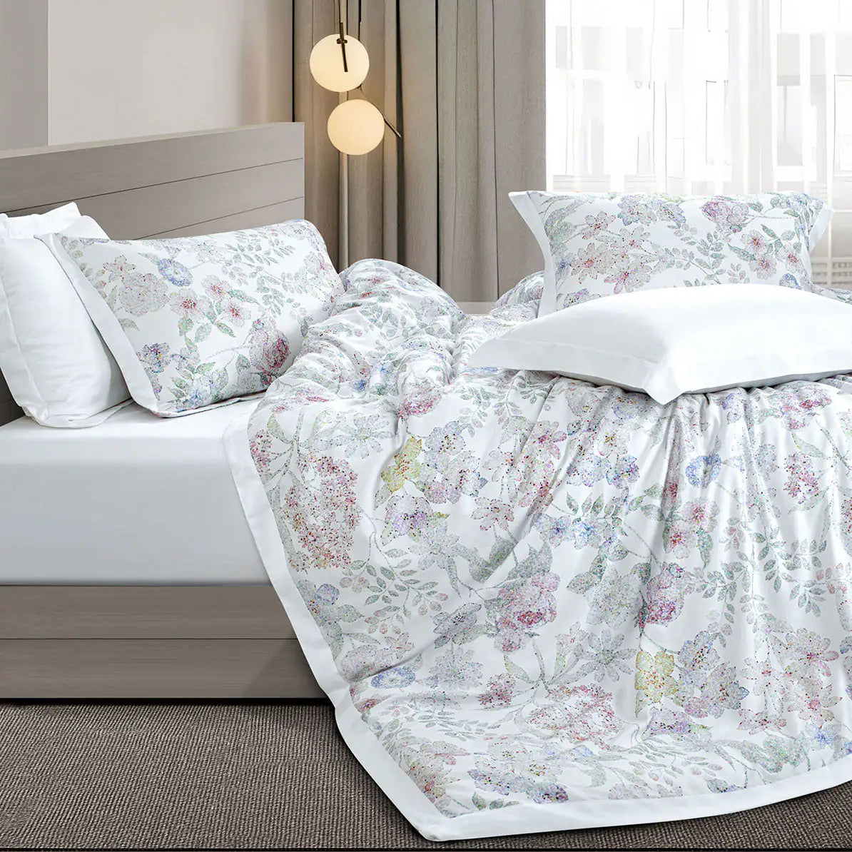 Bamboo Cotton Printed Bedding Collection – Soft, Absorbent All-Year Comfort