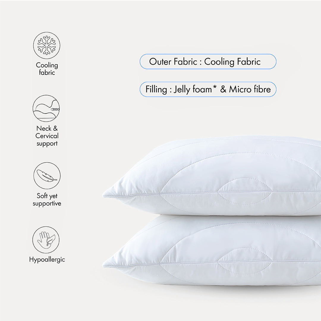 Sleepology Luxury Pillow | Adjustable Filling - Neck & Shoulder Support