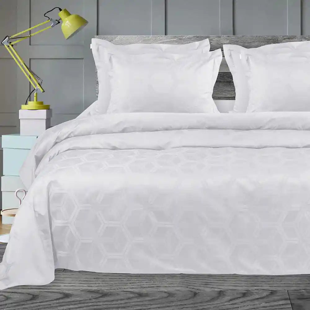 900 Tc Italian Jcq 100% Cotton Pillow Cover