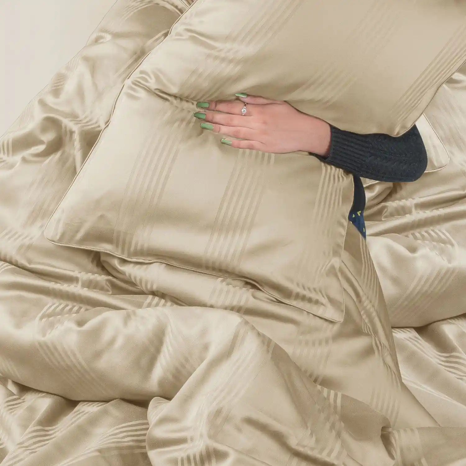 450 Tc Premium Cotton Barcode Bedsheets