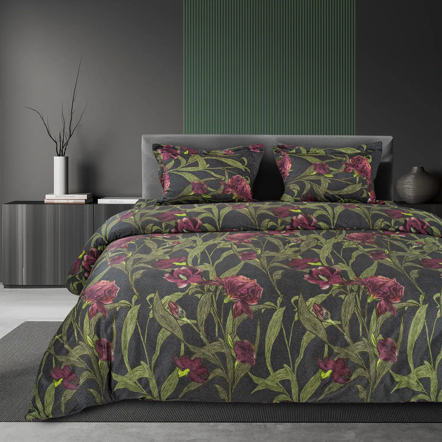 Global Black Duvet/Quilt Cover