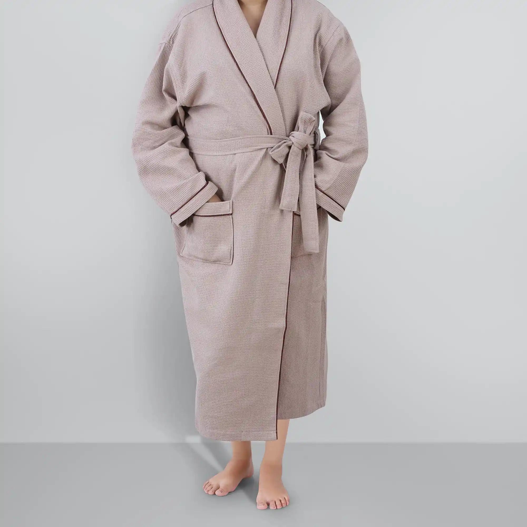 Cotton Waffle Bathrobe