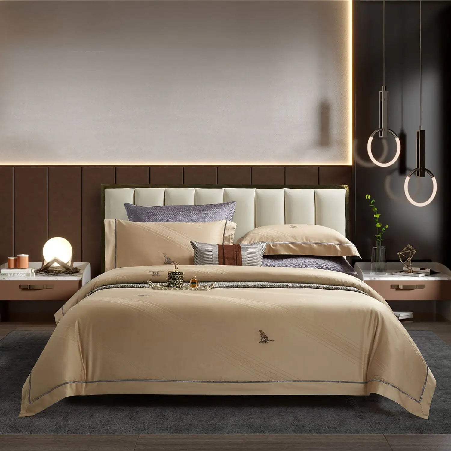 800 Tc Premium Jcq Bedding 6Pc Set