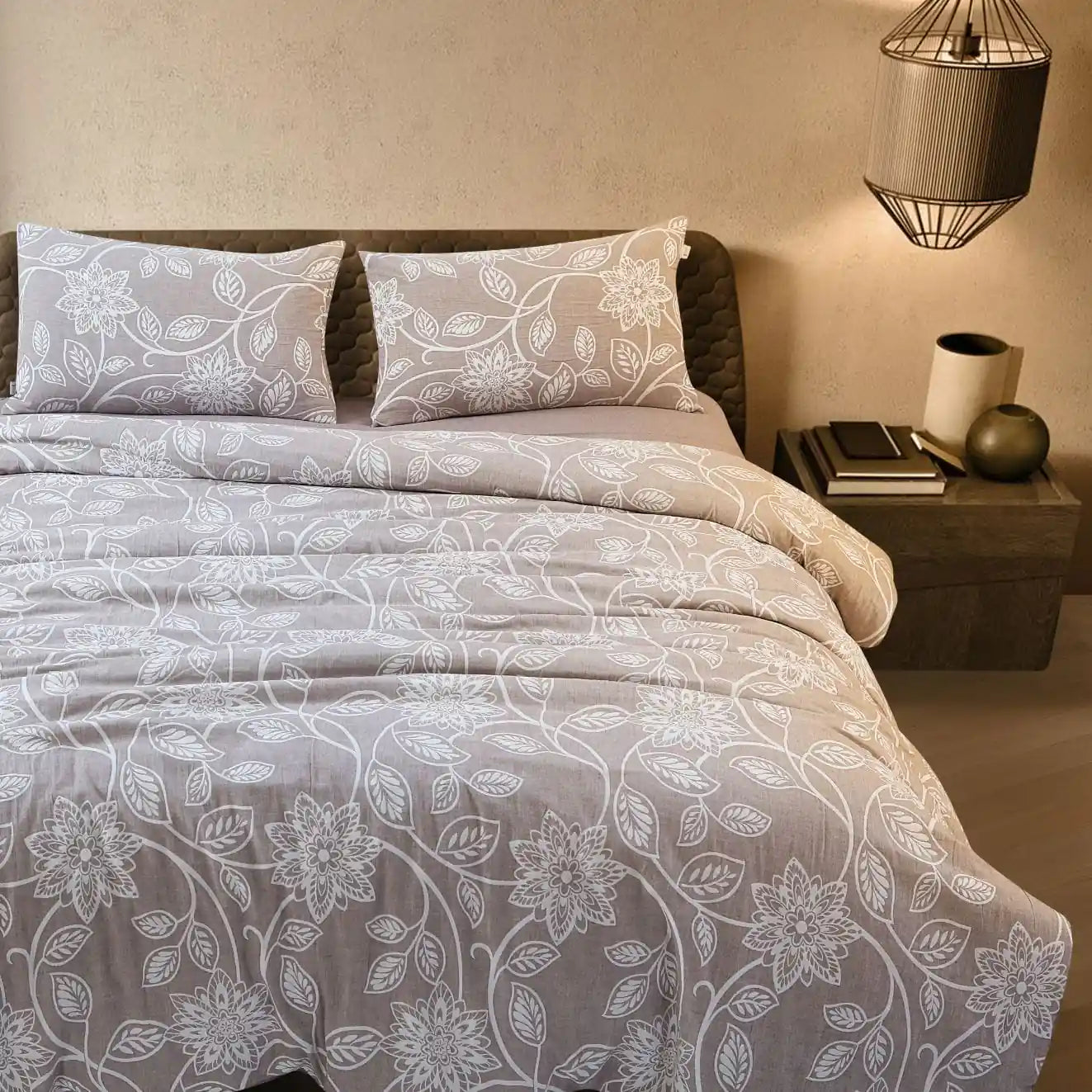 100 % Washed Cotton Breathable Bedding Set| 100 % Cotton Bedding Set