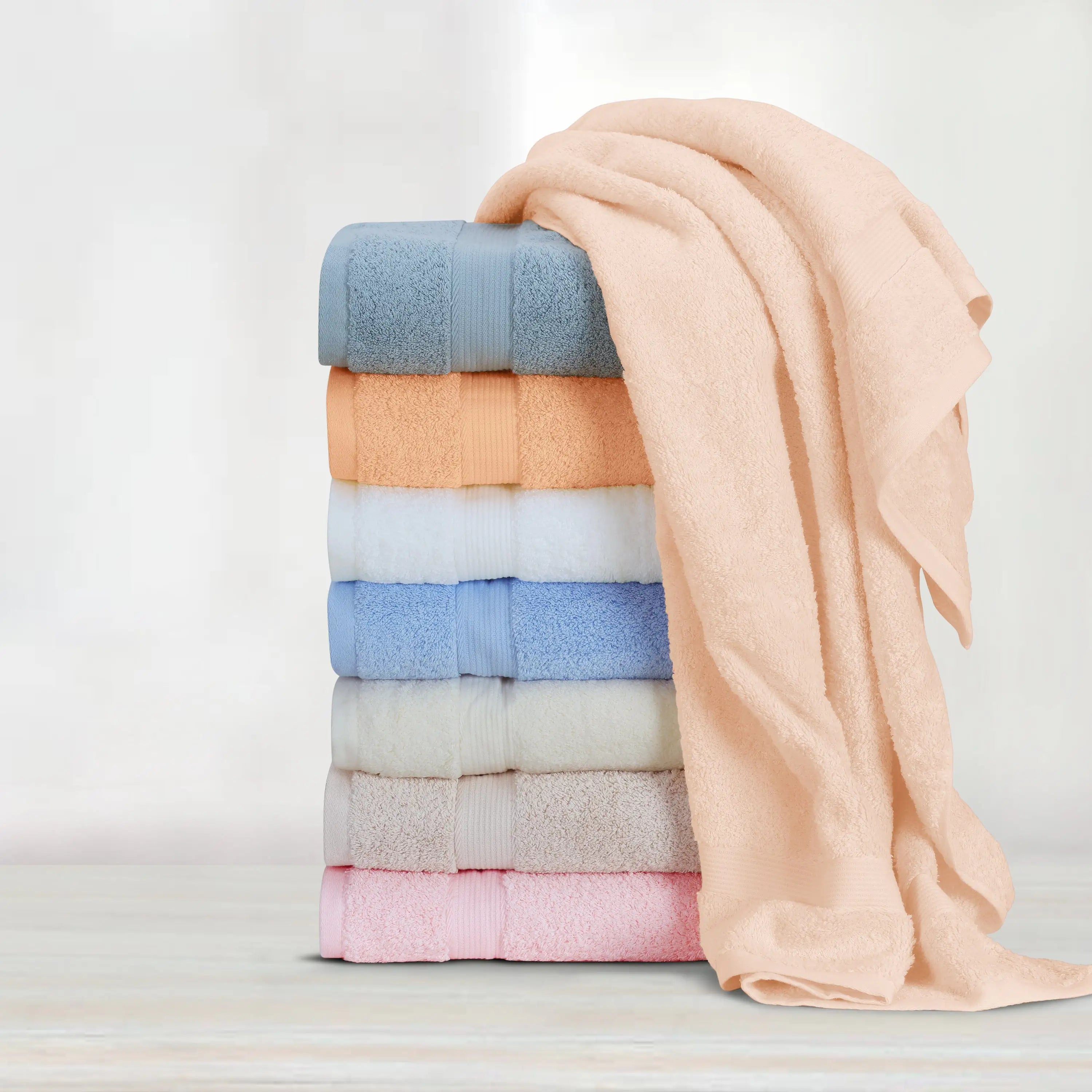 Ring Spun Cotton Luxurious Bath Towels