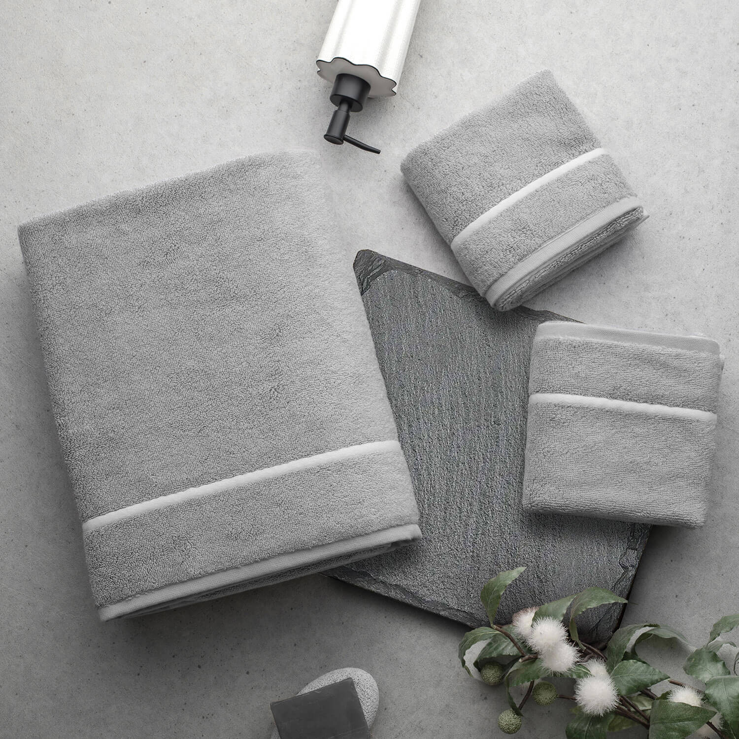 Grey White