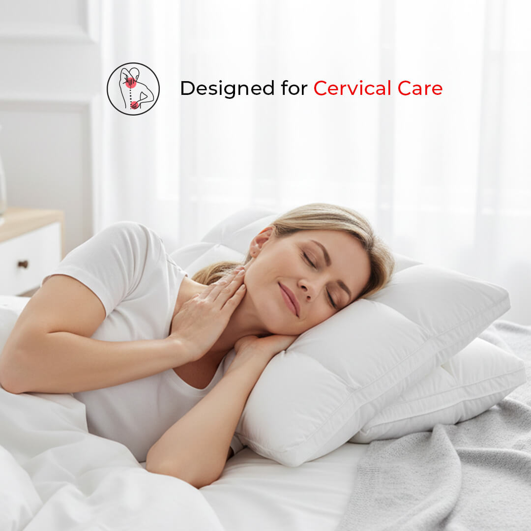Cervical Pillow - 3 Layer Hypoallergic