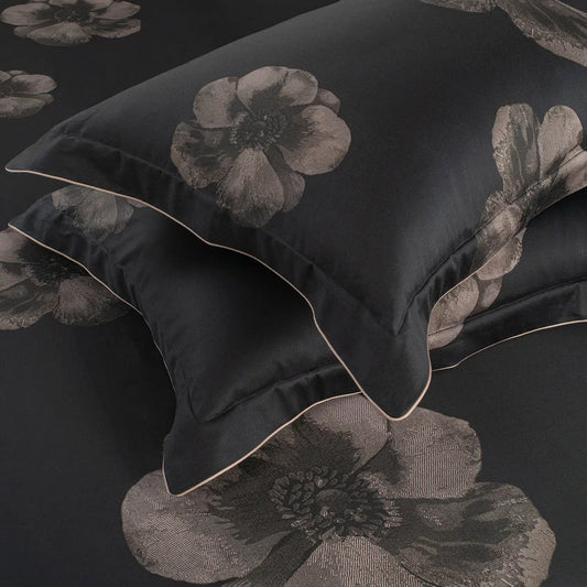 Global Black Cotton Prints Bedding Collection