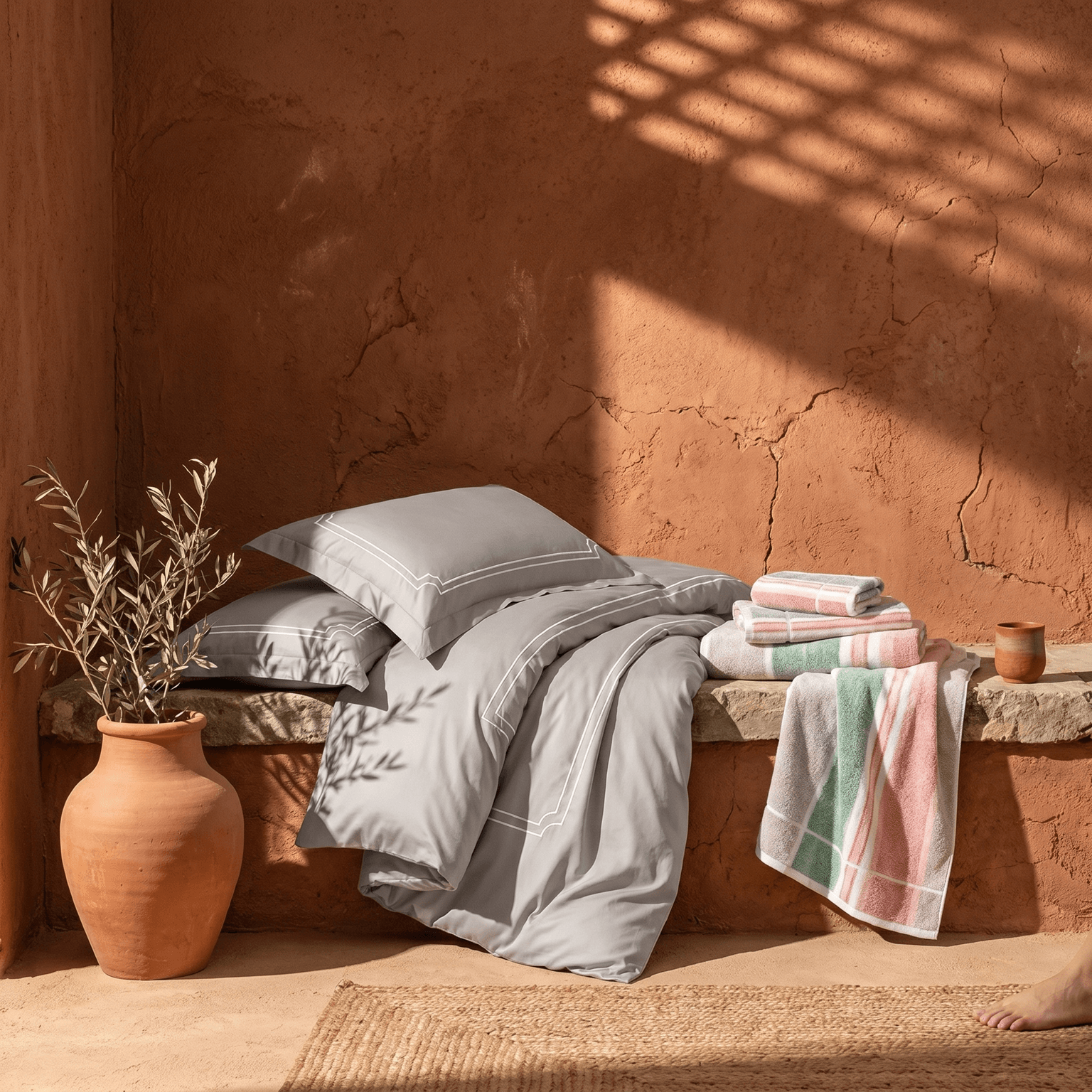 Elegance Enhanced Bundle: Tuscany + Prestige Bamboo Towels