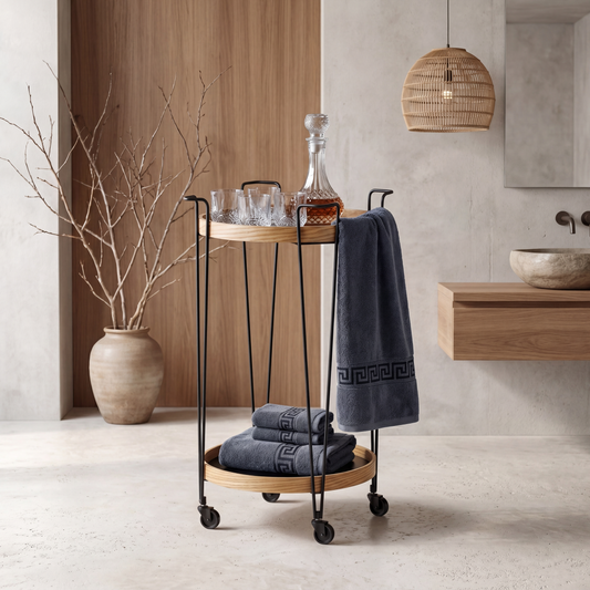 Kanso Circular Trolley | Wooden