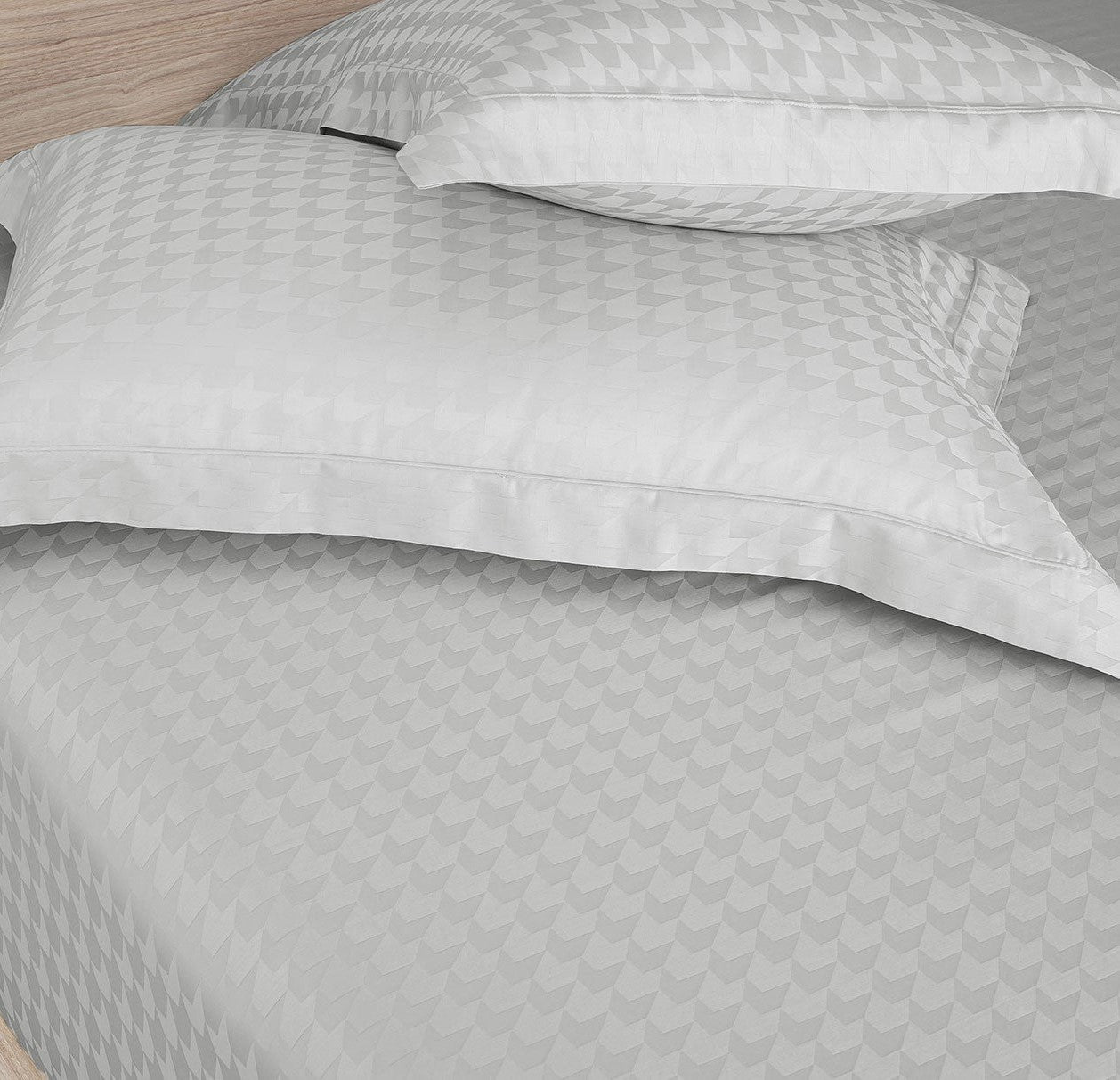 550 TC Italian Jacquard 100% Cotton Pillow Cover