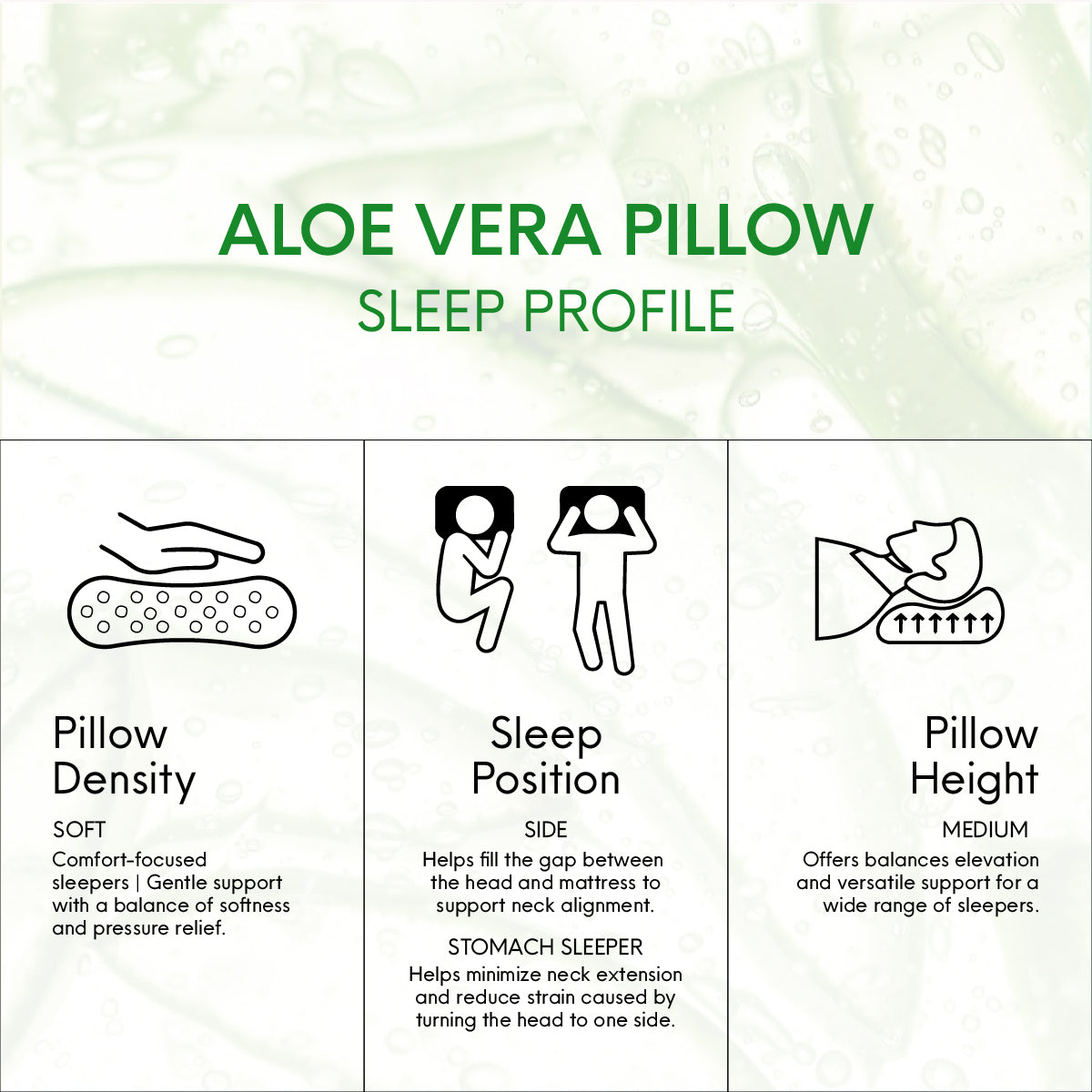 Aloevera Pillow