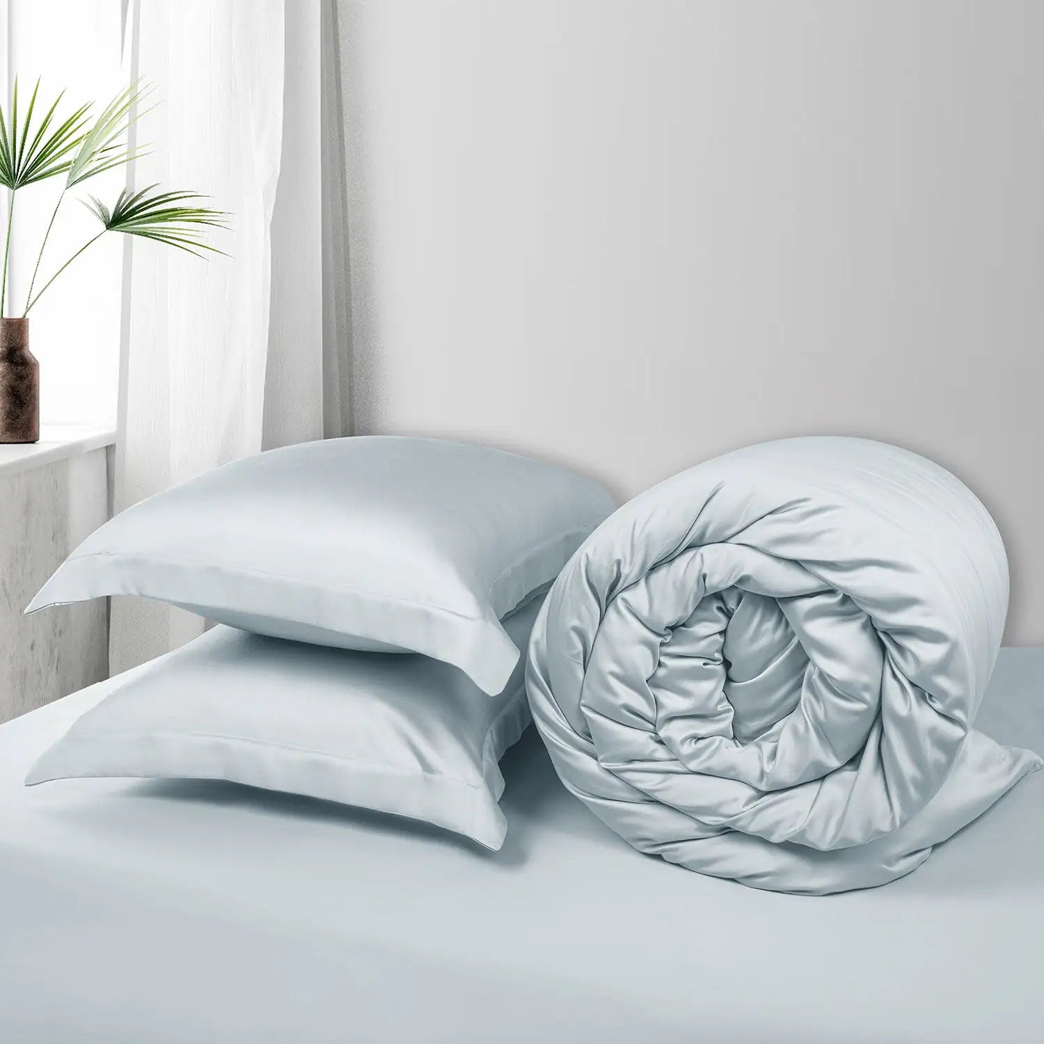 Bamboo Mint 4PC Bedding Set