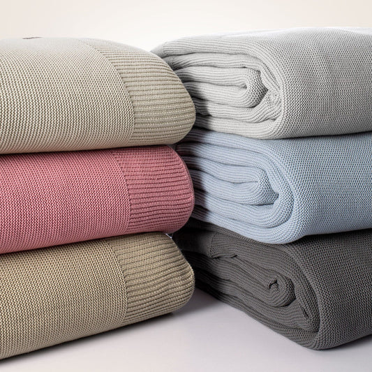 100% Cotton Knitted Blanket Collection