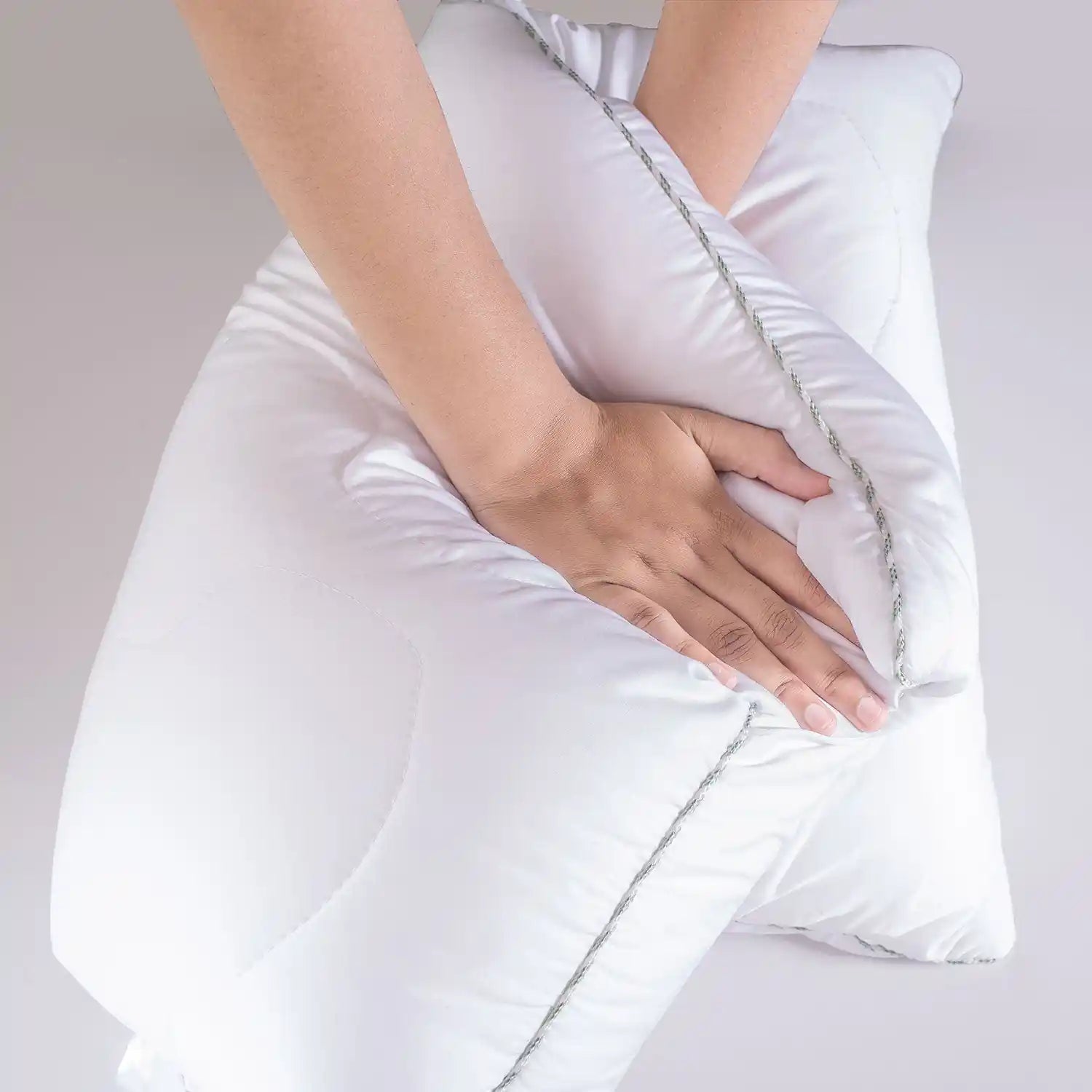White Tencel Pillow