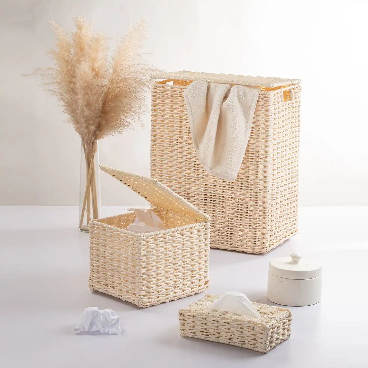 Waterproof Rug Storage Waterproof Synthetic Rattan Storage Collection