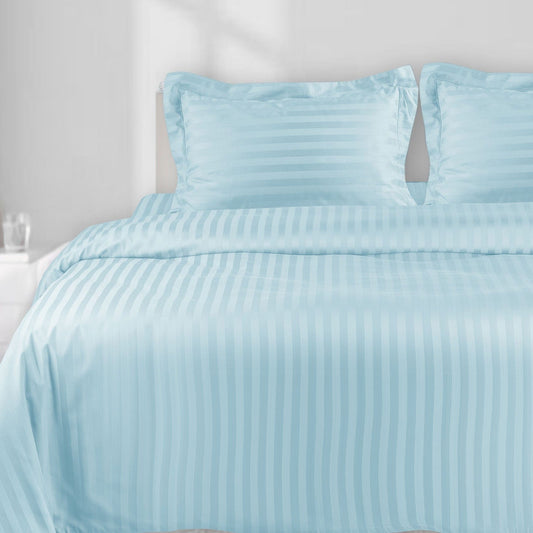 750 Tc Italian Jcq Stripe 100% Cotton |  Cotton Bedding Sets