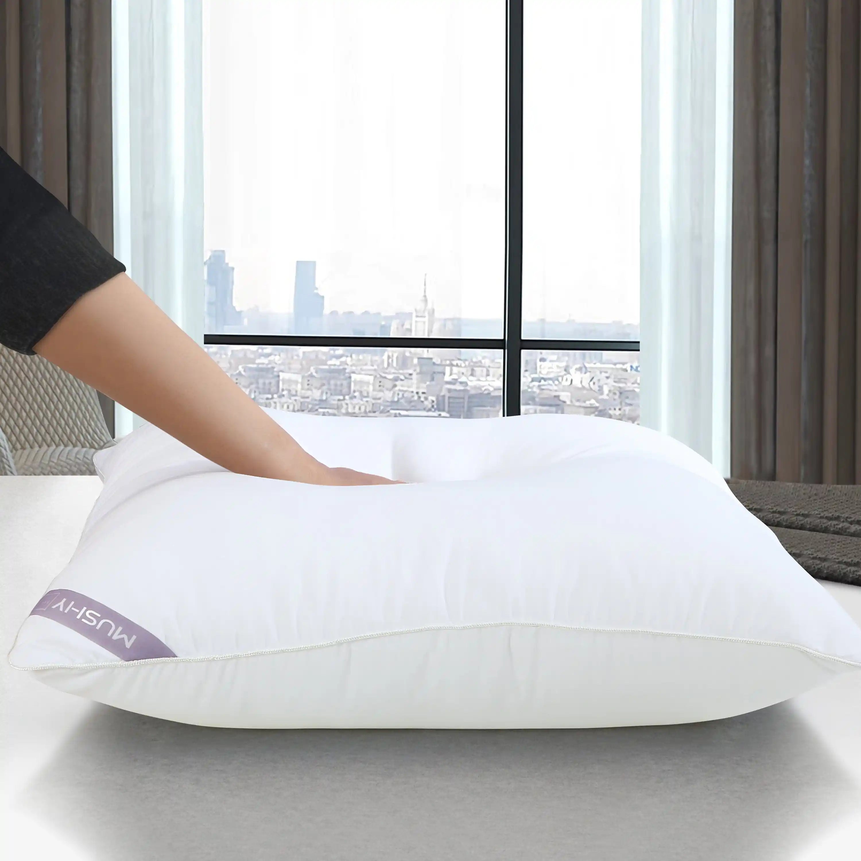 White Mushy Pillow