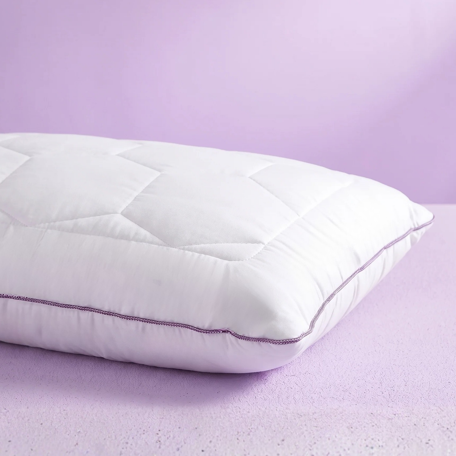 Lavender With Suede Fabric And Micro Fibre Inside Pillow | Pillow For The Best Sleep