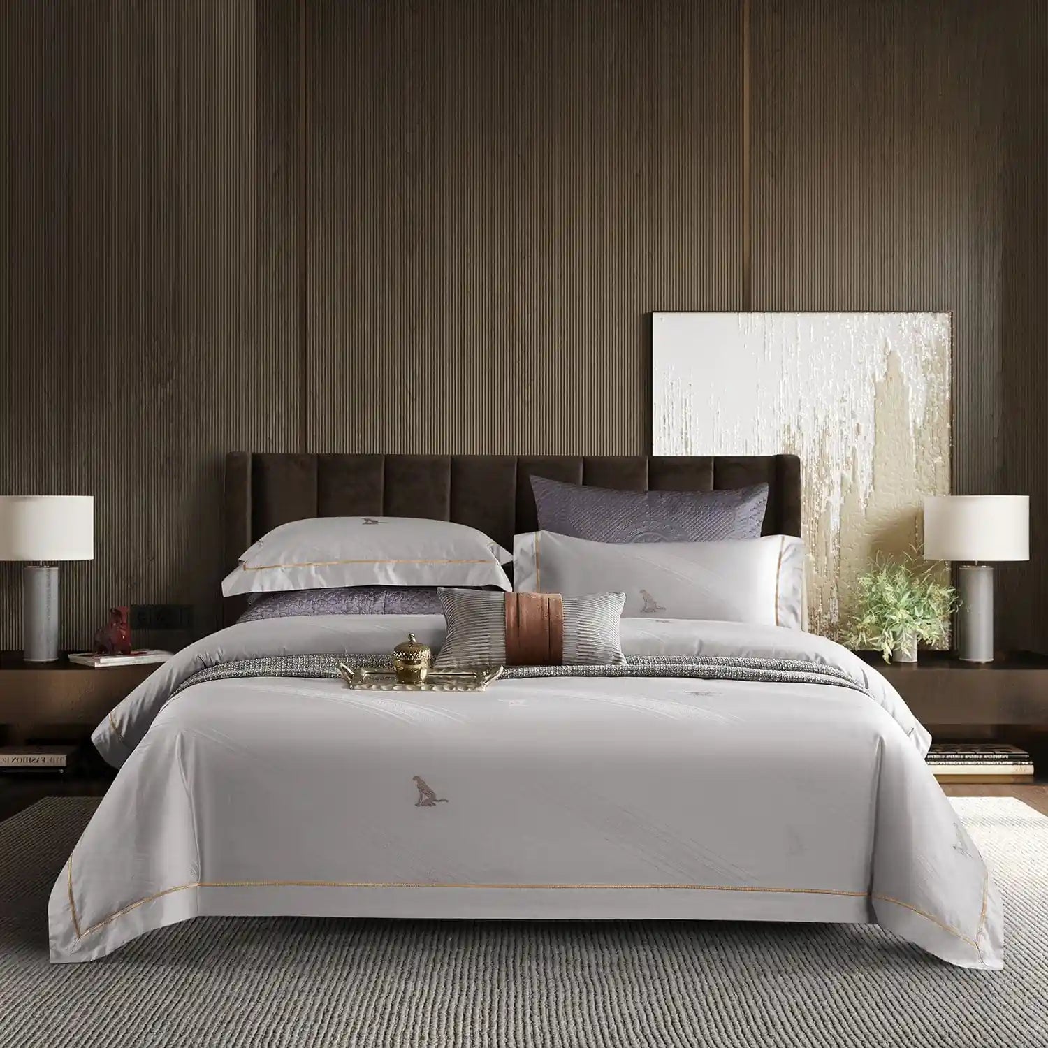 800 Tc Premium Jcq Bedding 4Pc Set
