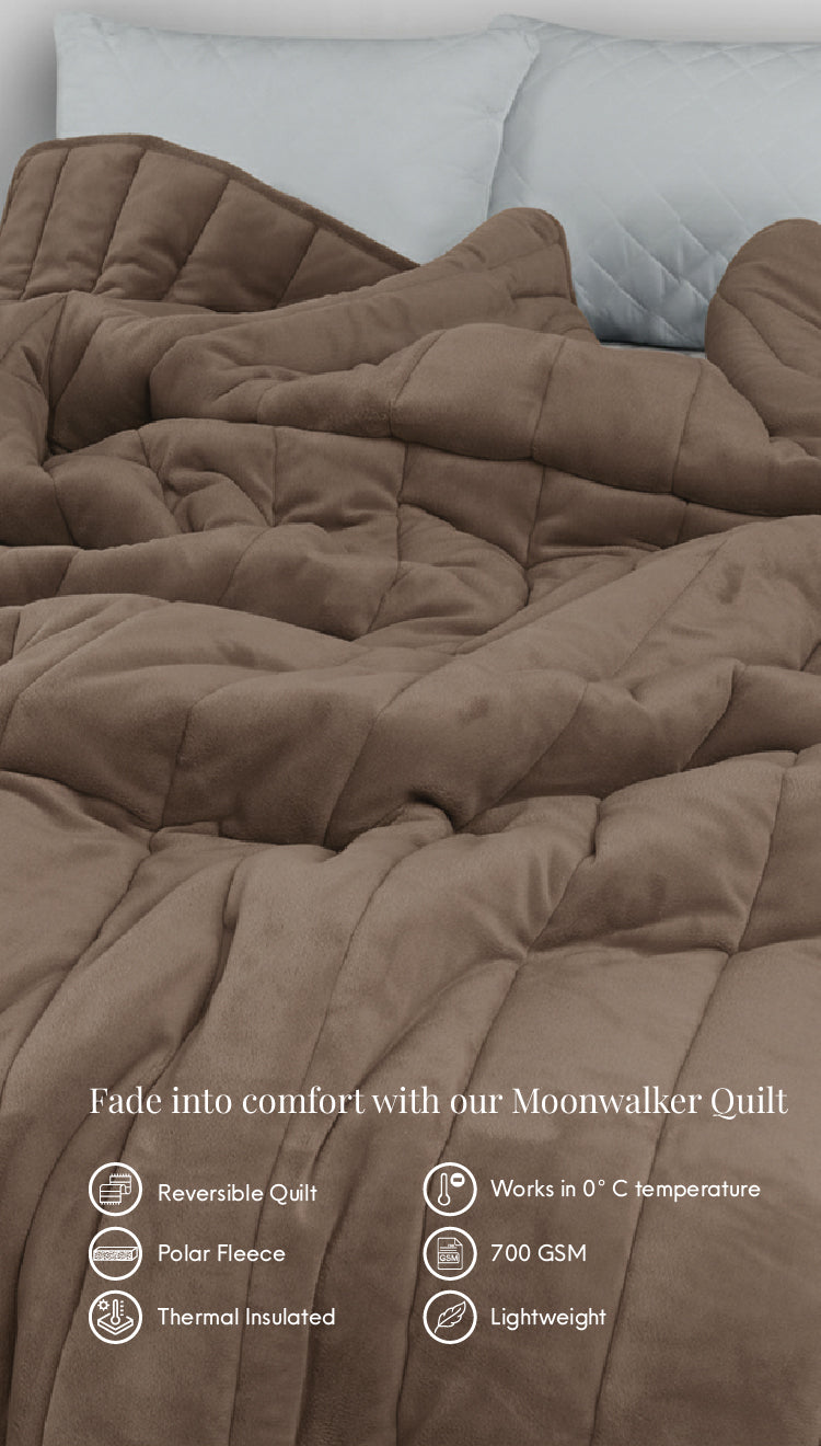NOTCONVENTIONAL wool×quilt layered Moonwalker Arctic Polar Fleece Extreme Winter Quilt - 700 GSM