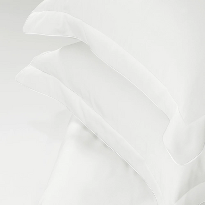 500 THREAD COUNT ITALIAN COTTON OFF WHITE PILLOW COVER
