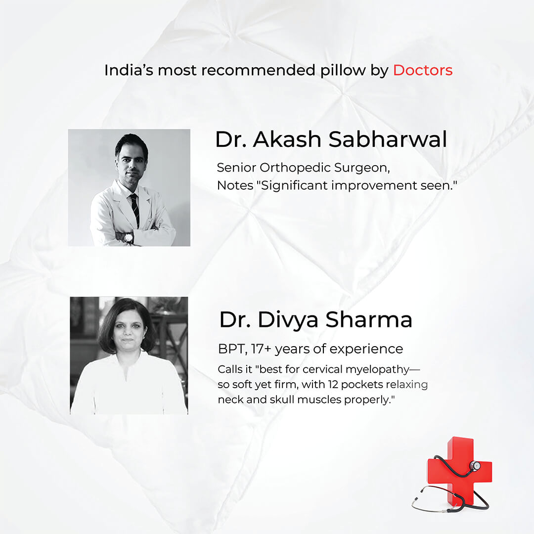 Cervical Pillow - 3 Layer Hypoallergic