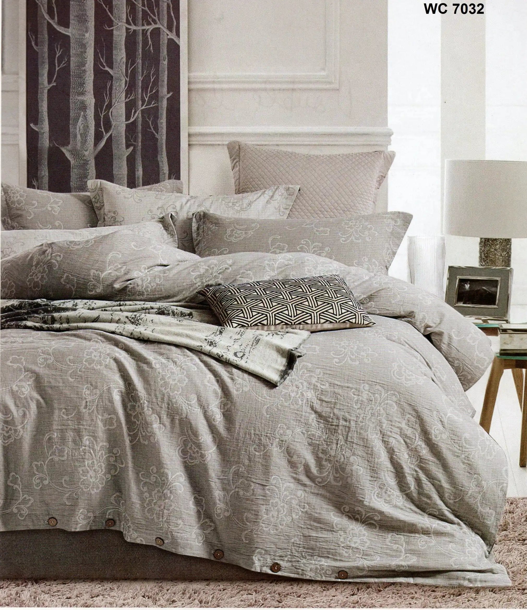 100 % Washed Cotton Breathable Bedding