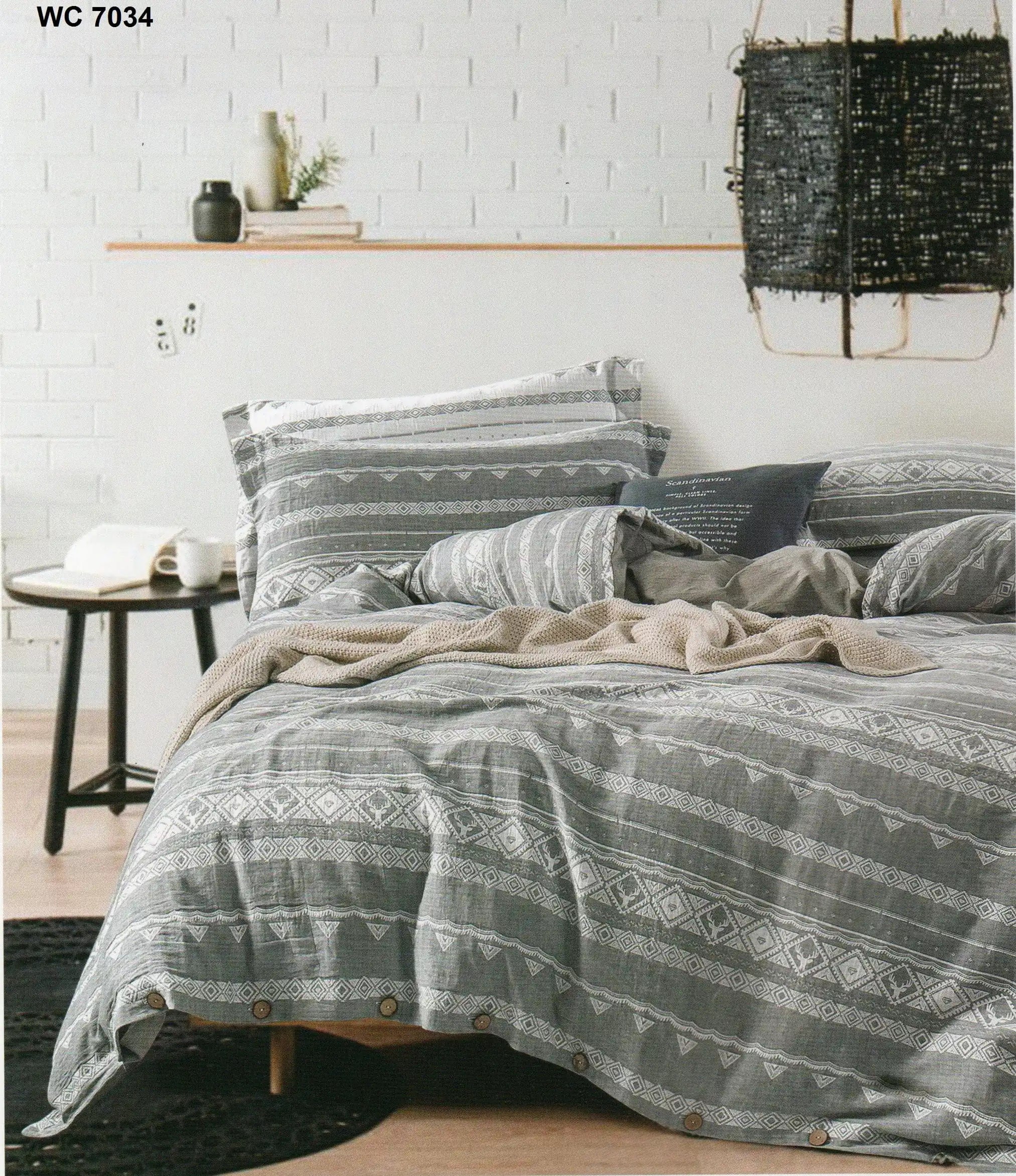 100 % Washed Cotton Breathable Bedding