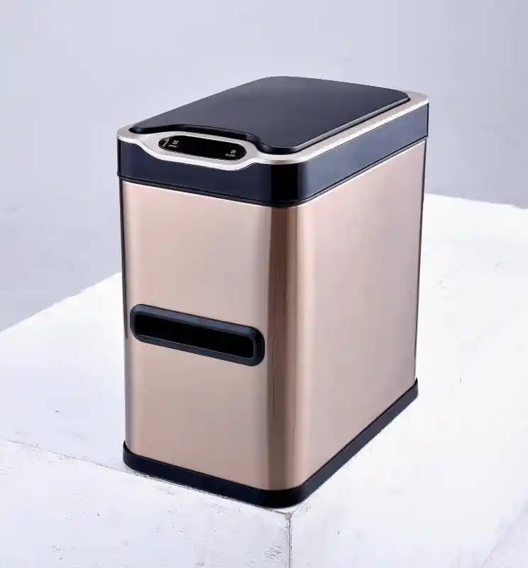 Stainless Steel Wastebin With Lid