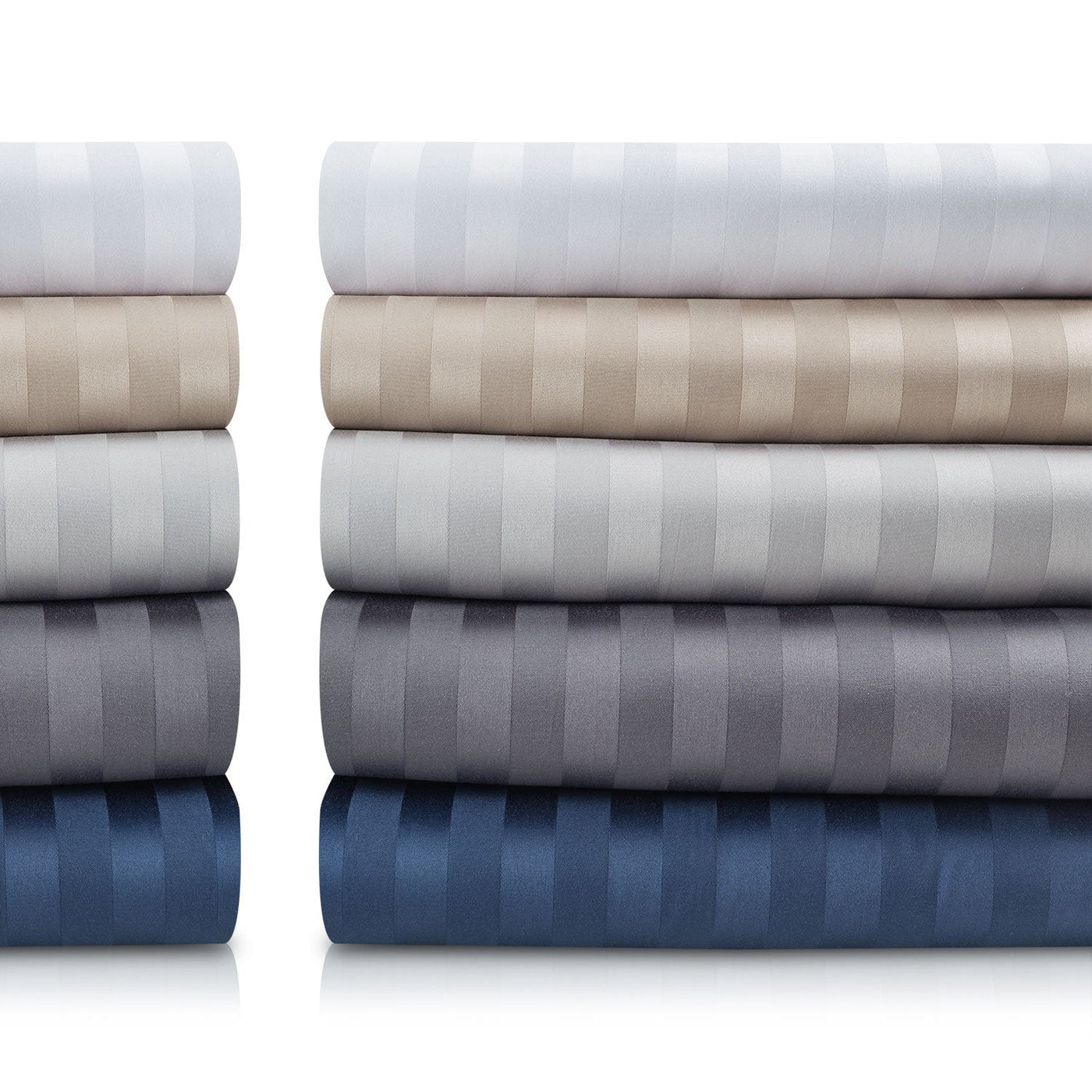 750 THREAD ITALIAN JCQ STRIPS 100% COTTON PILLOW COVER