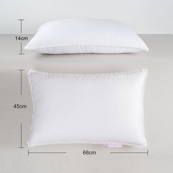 Luxurious Cotton Blossom Pillow