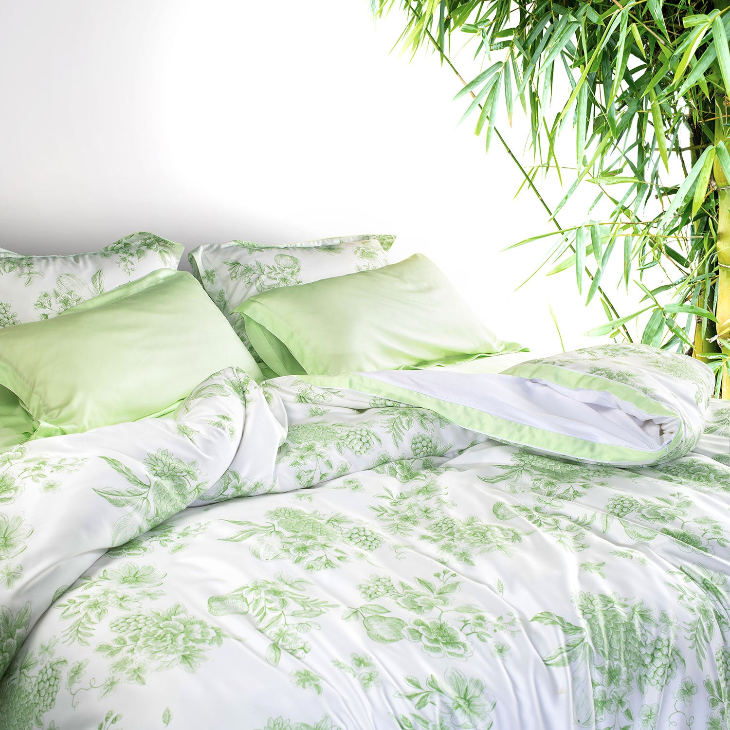 Green House Bamboo Bedding - Keeps You Cool | Tencel Bedsheet